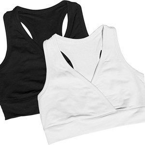 Bundle - Kindred Bravely French Terry Racerback Nursing & Sleep Bra Busty Large